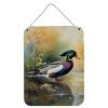 NEW Wood Duck Wall or Door Hanging Prints Aluminum Metal Sign Kitchen Wall Bar Bathroom Plaque Home Decor Front Door Plaque, 12x16, Multicolor