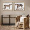 Cheetah Framed Graphic Wall Decor 2 Piece set