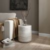 15.74 inch Faux MARS marble Pattern Coffee Tables for Living Room Round Tea table for Living Room, No Need Assembly.