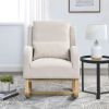 [Video] Welike 27.5 "W Modern Accent High Back Living Room Casual Armchair Rocker with One Lumbar Pillow, Two Side Pockets.