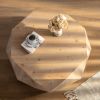 38"Three-dimensional Embossed Pattern Design American Retro Style Coffee Table(Same SKU:W757136671)
