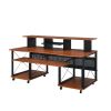 Megara Cherry & Black Finish Music Desk
