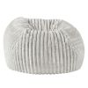 Bridgevine Home Sky Luxe 40 inch Minky Dove Grey Memory Foam Lounger