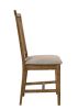 Wallace II Tan Linen & Weathered Oak Finish Side Chair (Set of 2)