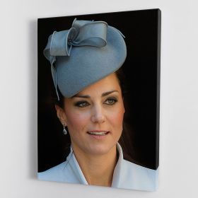 Prince William and Kate Kate at Easter service in Australia Canvas Print or Poster (Type: Premium Framed Canvas Print, size: Large (24" x 16"))
