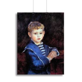 Portrait of Paul Haviland by Renoir Canvas Print or Poster (Type: Poster Print, size: 5X-Large (48" x 36"))